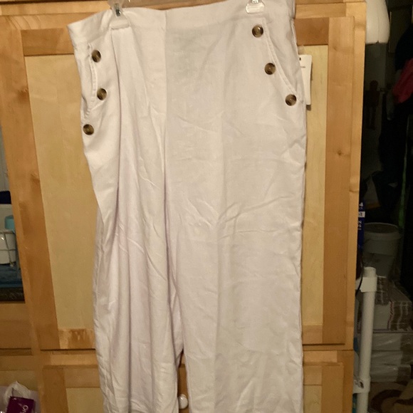 Zac and Rachel wide leg cropped pants - Picture 1 of 7